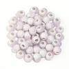 40pcs/lot 6mm Ice Crack Ceramic Beads Round Loose Spacer Beads For Jewelry Making DIY Bracelet Necklace Earrings Accessories
