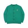Kangol Logo-Aufnäher Strickjacke 1879 Grün