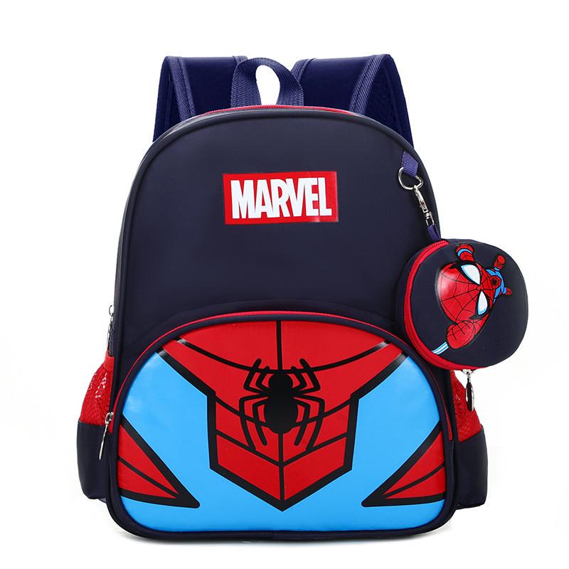 Captain America Spiderand Sofia Children Backpack Cartoon