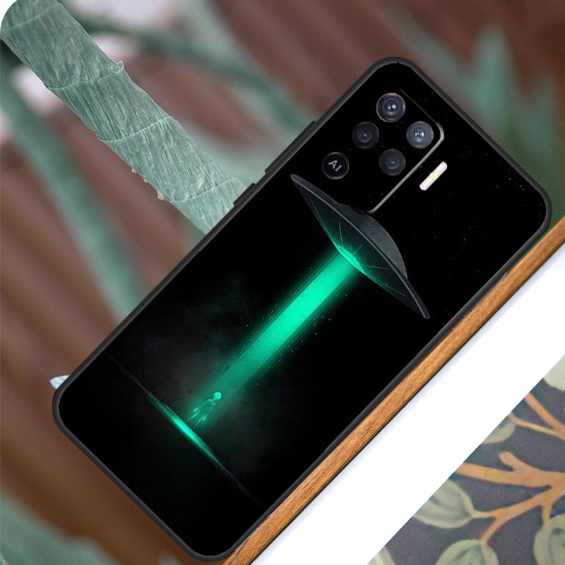Funny Alien For OPPO A53S A57S A54S A38 A78 A58 A79 A15 A17 A77 A16 A76 A96 A52 A72 A5 A9 A94 A74 Case