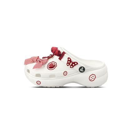 Klassischer Clog Berry Jelly EVA Süße Koreanische Mode Lochschuhe Unisex Rot