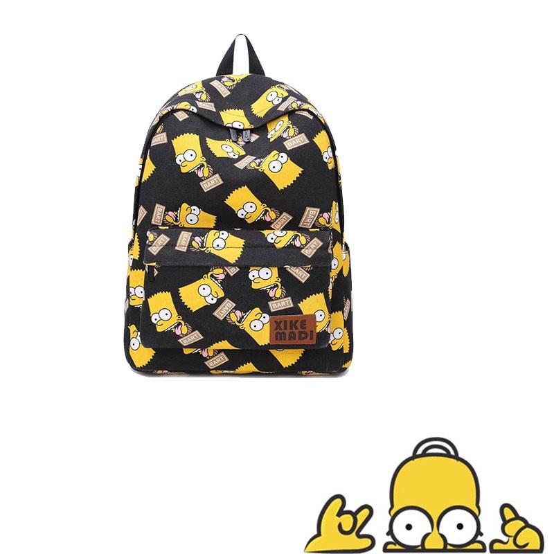 Trendy And Durable Nylon Waterproof Backpack For Kids Fashionable Cartoon Design Spacious And Comfortable Characters)