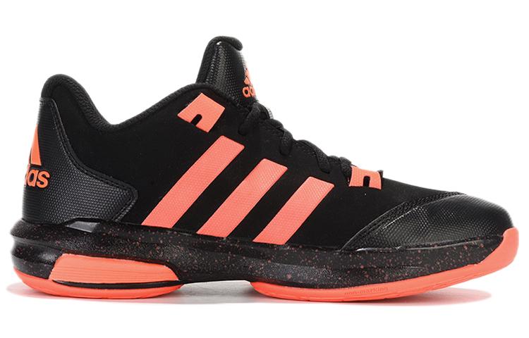 Adidas Crazy Speed Abrasion Resistant Low top Vintage Basketball Shoes Men's Black Pink AQ7616