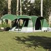 Vidaxl Tourist Tent, 5-Person, Tunnel, Green, Waterproof