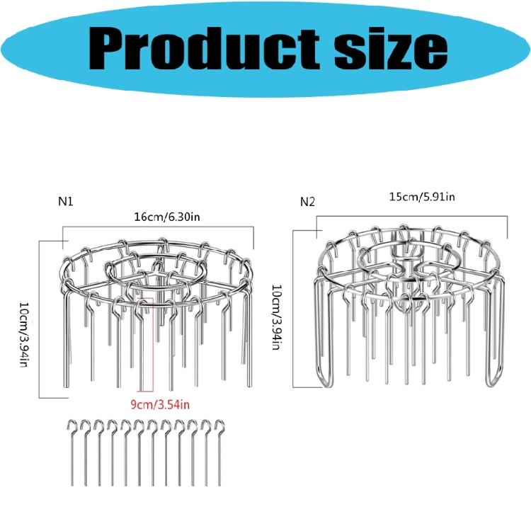 Easy to Clean Stainlesses Steel Air Fryers Skewers Rack Outdoor Grills Accessories for Meat Vegetables Chicken