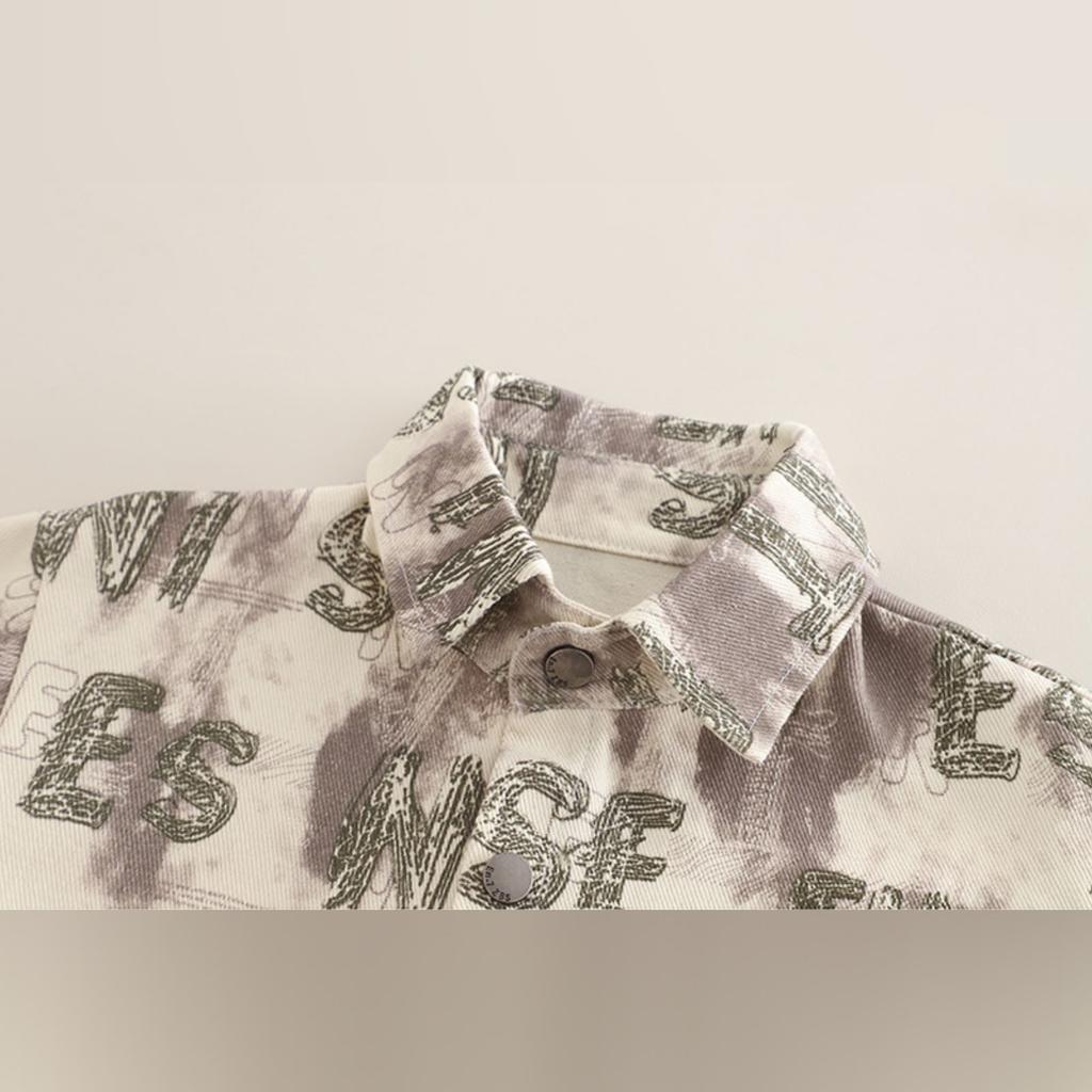 Kids Casual Long-Sleeve Set, Comfortable Daily Wear Outfits