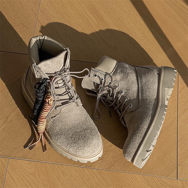 Fashion Leather Ankle Boots For Man Genuine Leather Big Size Boots High Quality Designer Casual Formal Outdoor Boots Fashion Business