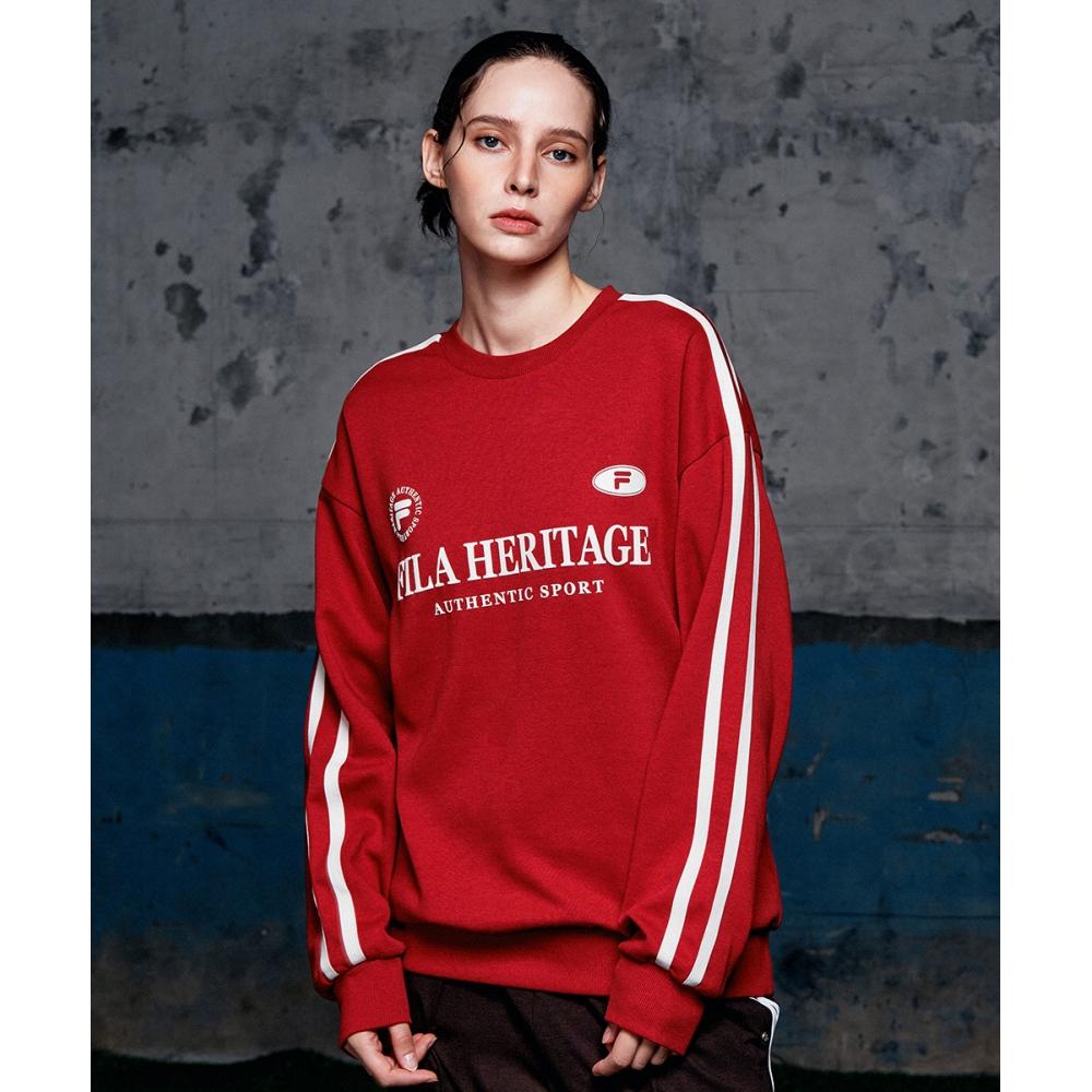 

Толстовка с логотипом FILA New Heritage FE2POF6101XPRD POPPYRED/100