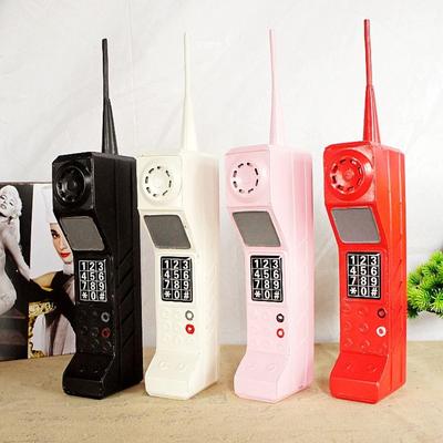 Metal Vintage Mobile Brick Phone Model Old Classic Design Brick Cell Phone Decoration Crafts Photography Props Telephone Model