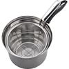 Wahei Freiz One Handed Pot 18cm with Colander IH Compatible Stainless Steel Nabeya Daisaku NR-7731