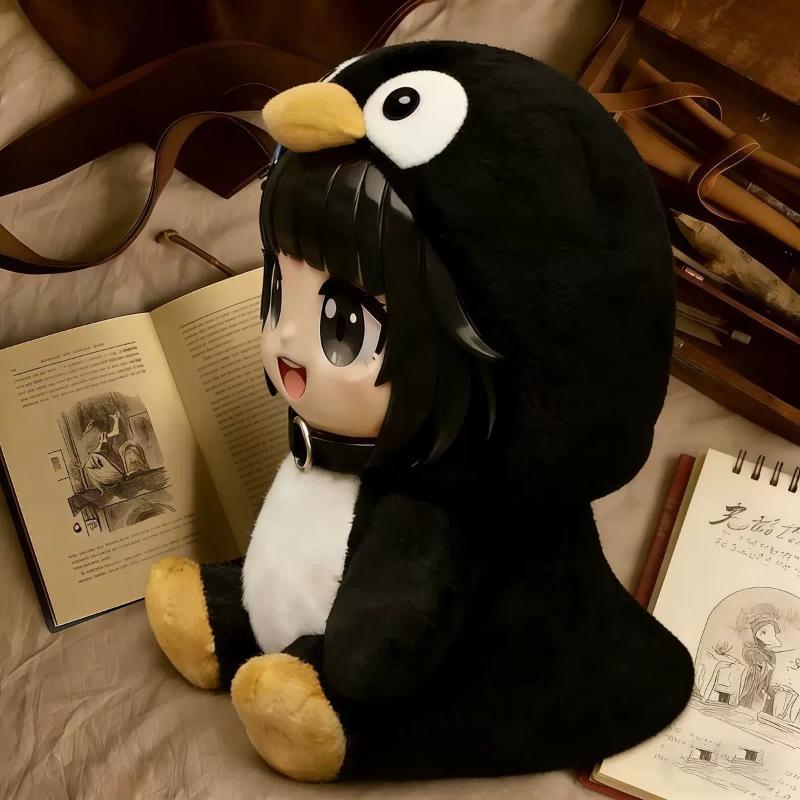 5cm Anime Peripheral Table, Box Decoration, Small Ornaments, Cute Q Version Penguin, Gugugaga Doll, Anime Doll