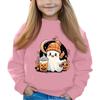 Halloween Day Girls Round Neck Pullovers For Kids Printed Baby Tops