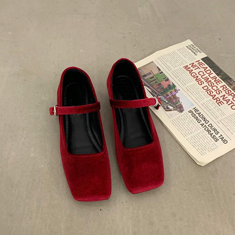 Fashion SUOJIALUN 2025 Spring New Women Flat Shoes Square Toe Shallow Buckle Ladies Elegant Sole Ballte Shoes Casual Loafers Shoes