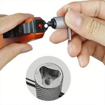 Triangle Screwdriver Removal Tool Kit Anti-Slip Grip Multi-Functional Tool Screwdriver Set for Microtech UTX85 UltraTech Screws