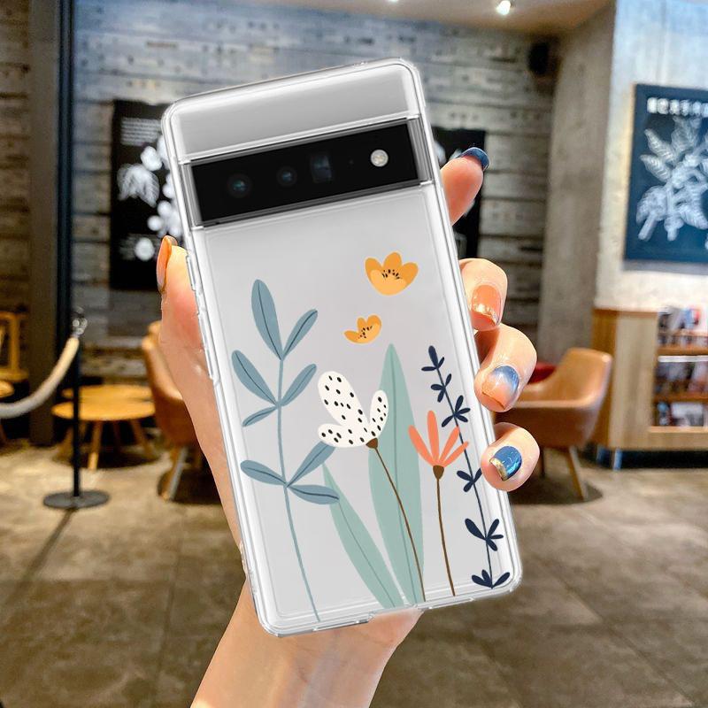 For Google Pixel 10 Pro 10A Phone Case Pixel 9 Pro XL Pixel 8 Pro 9A 8A 7A 7 6A 6 Pro Soft TPU Cover Cute Cartoon Candy Painted