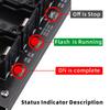 DC 5V 8 Way 18650 Lithium Battery Capacity Resistance Tester 2.4In Screen Display Real-time Monitoring Charge Discharge Tester