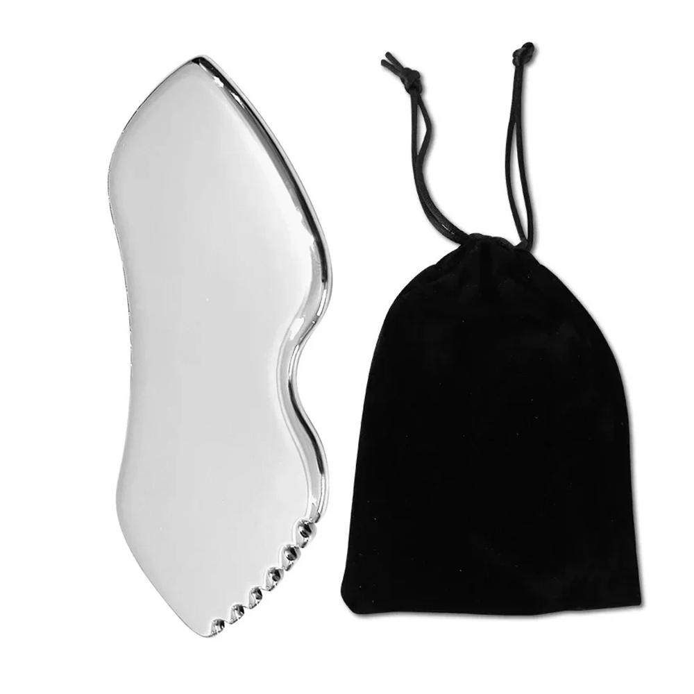 304 Stainless Steel Gua Sha Facial Tool Metal Gua Sha Tighten Skin Massage Guasha Beauty Tool for Face Body Eyes Neck Skin Care