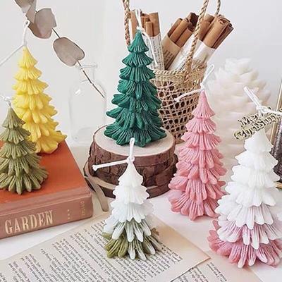 3D Simulation Weihnachtsbaum Tannenzapfen Silikonform Mousse Kuchenform Backutensilien Aromatherapie Handgemachte Kerzen Herstellungswerkzeuge