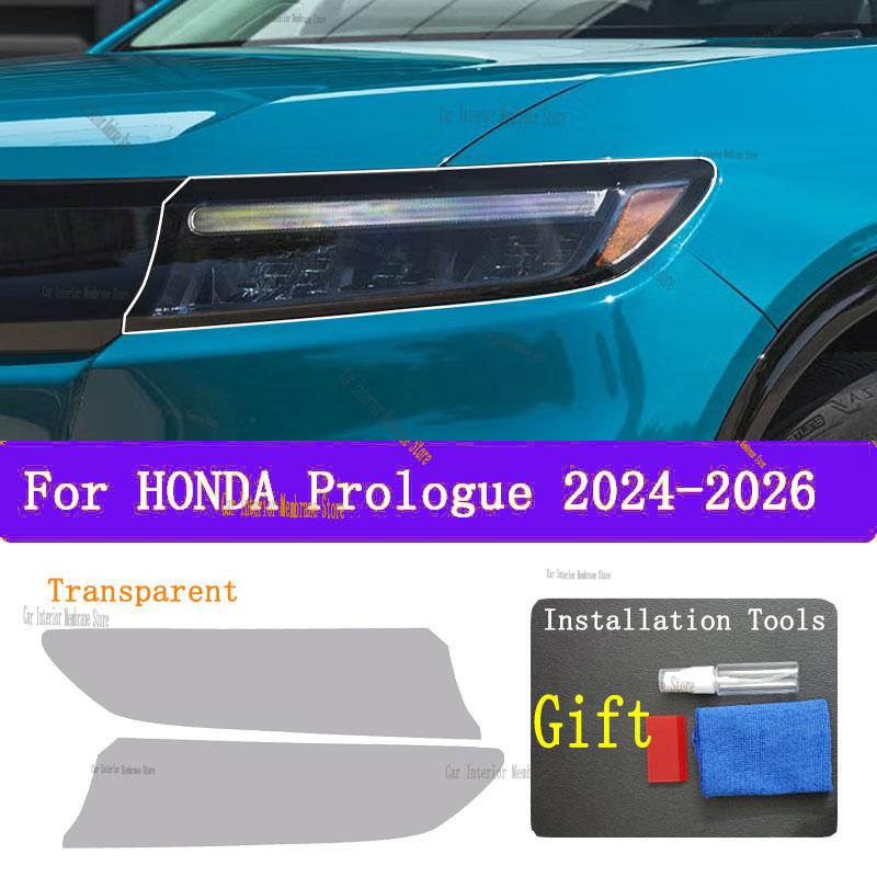 For HONDA Prologue (2024-2026) TPU smoked black light film modification accessories, car light protection film