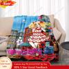 Candy Candy Anime Blanket Kawaii Japanese Anime Flannel Super Soft Warm Blanket Suitable for Home Four Seasons Bedroom Blanket
