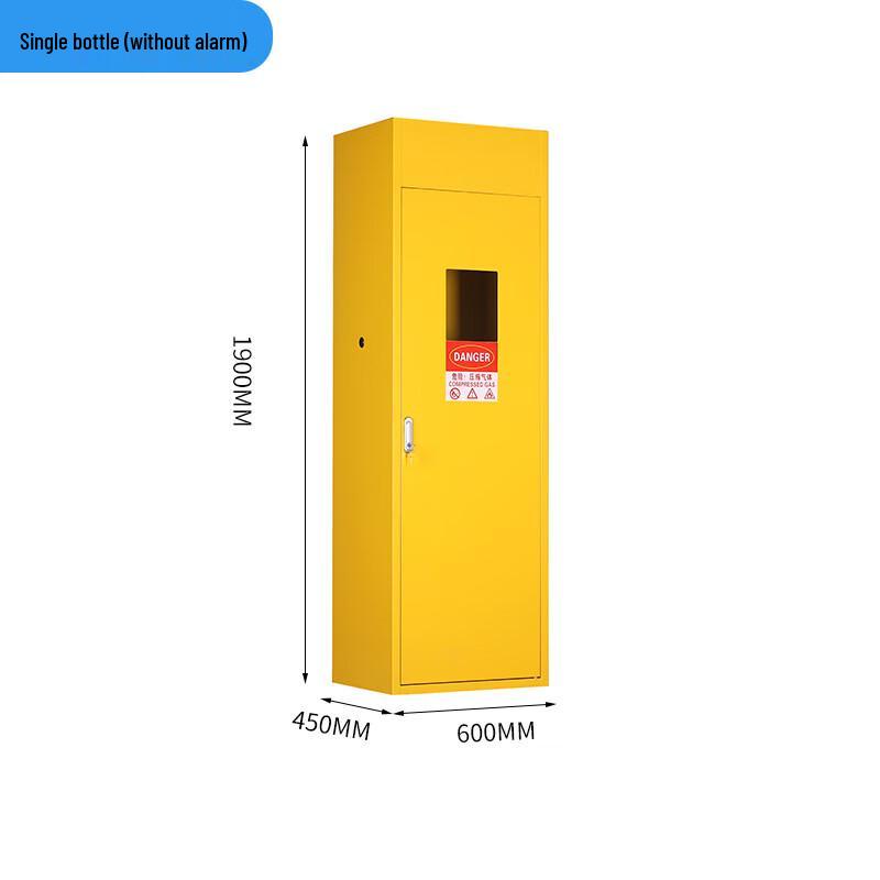 WEZHO Steel Explosion-Proof Gas Cylinder Storage Cabinet