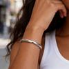 Keine IP-Beschichtung Stil Edelstahl Geometrisches Armreif Armband Schmuck Für Damen Herren