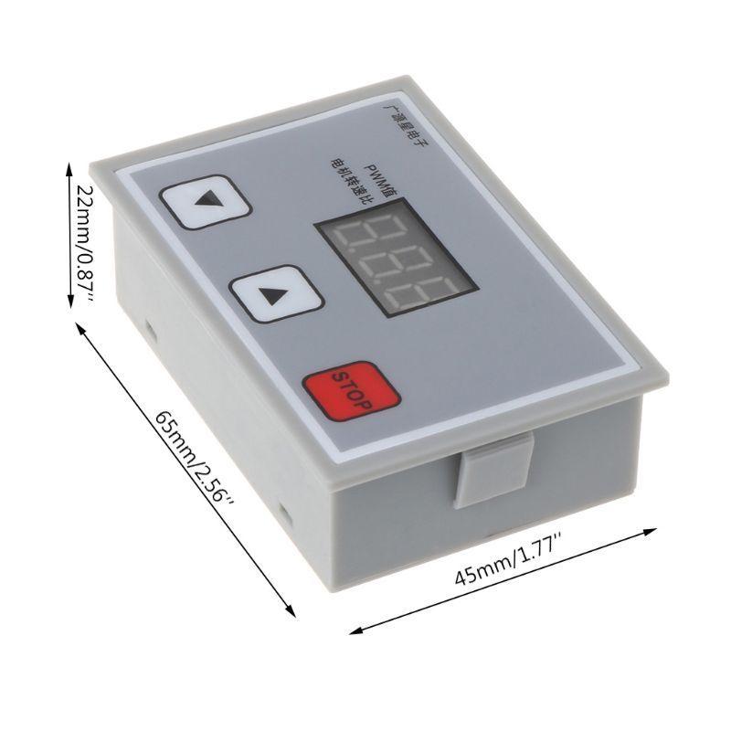 DC12V-24V 5A 120W PWM Motor Speed Controller Digital Display 0~100% Dura
