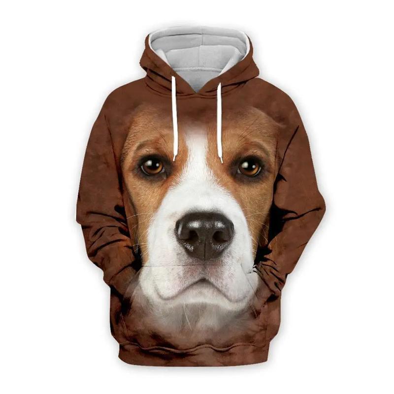 Funny Husky 3D Printed Hoodies For Men Clothes Cute Animal Dog Graphic Sweatshirts Casual Streetwear Women Pullovers Tracksuit
