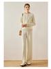 Women's Solid Color Cashmere Button Sweater - Warm, Versatile, Loose Knit