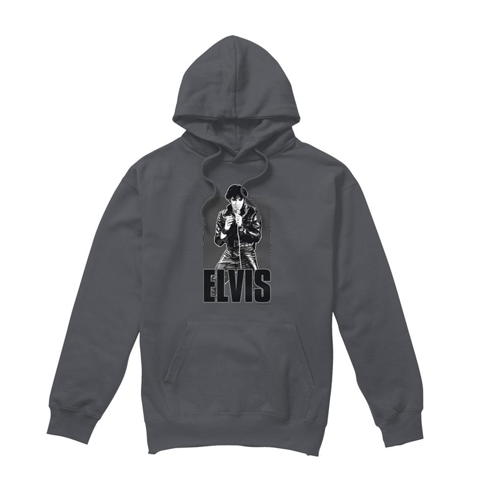 Elvis Presley Unisex Adult Leather Jacket Hoodie