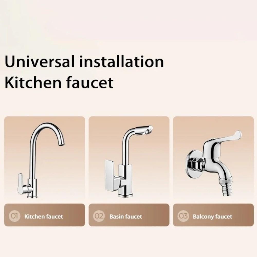 Purificador de Torneira de Cozinha com Rotação 360° Extensor de Torneira Telescópico de Aço Inoxidável 316