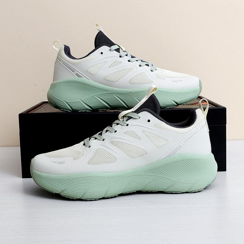 Sneakers high elastic shock absorption running jumping exercise couple casual shoes fashion versatile trendy shoes ultra-light outdoor men's shoes