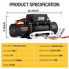 Treuil de récupération portable SIHAO 3500/4500/13500LBS
