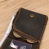 Men'S Retro Leather Short Wallet With Zipper Change Bag First Layer Cowhide Multi-Card Crazy Horse Leather 20% Off Wallet