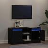 TV Units Black 100 X 34 X 50 Cm Particleboard