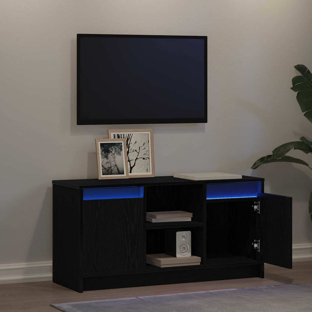 TV Units Black 100 X 34 X 50 Cm Particleboard