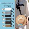 Non-Elastic Straw Hat Clip - Portable Travel Companion
