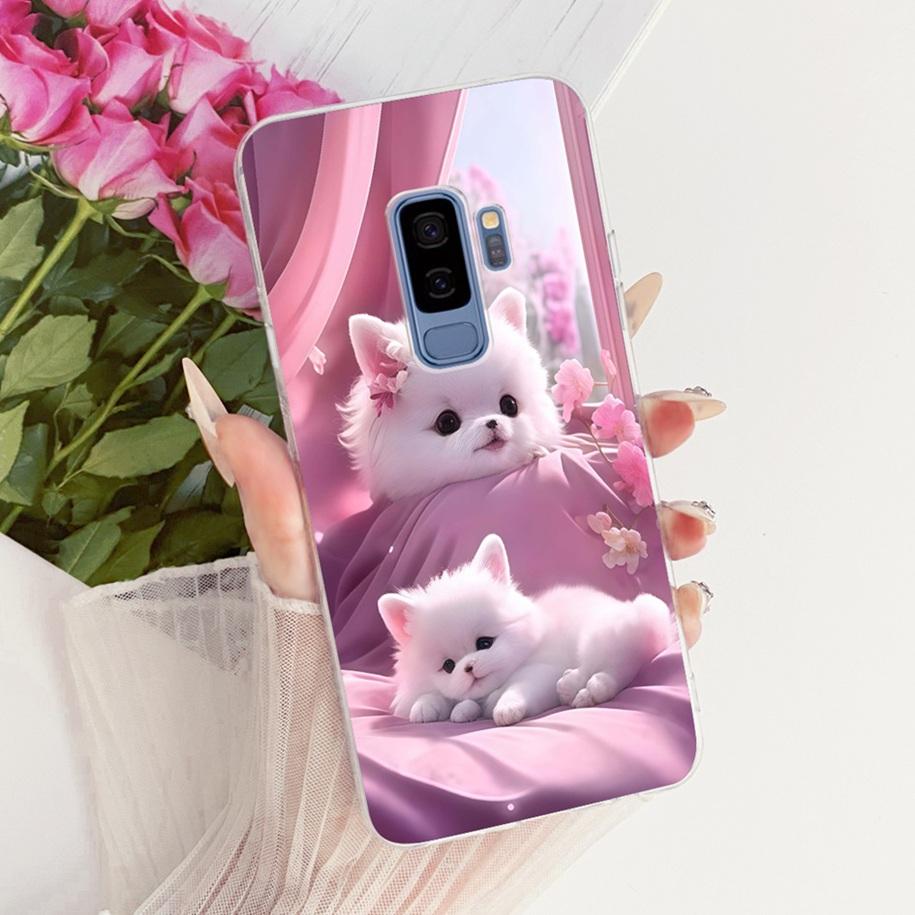 For Samsung Galaxy S9 S9+ Case SM-G960F SM-G965F Cover Fashion Dragon Lion Cartoon Soft Silicone Bumper on Samsung S9 Plus Shell
