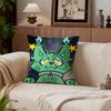 Horror Regretevatorgnarpy Cushion Cover Cushion Cover Set 4Pcs 50x50 45x45 40x40 Pillowcase Decorative Sofa Home Decor