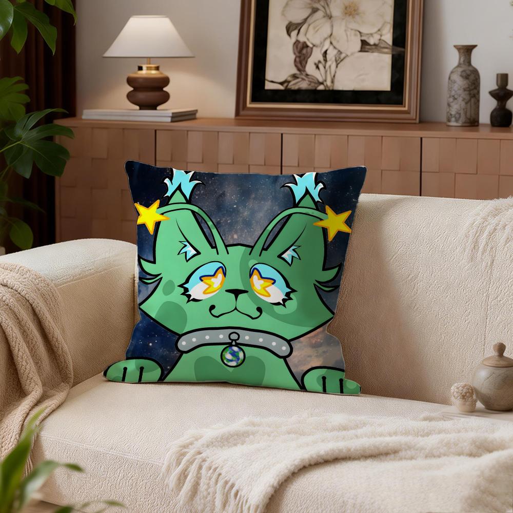 Horror Regretevatorgnarpy Cushion Cover Cushion Cover Set 4Pcs 50x50 45x45 40x40 Pillowcase Decorative Sofa Home Decor