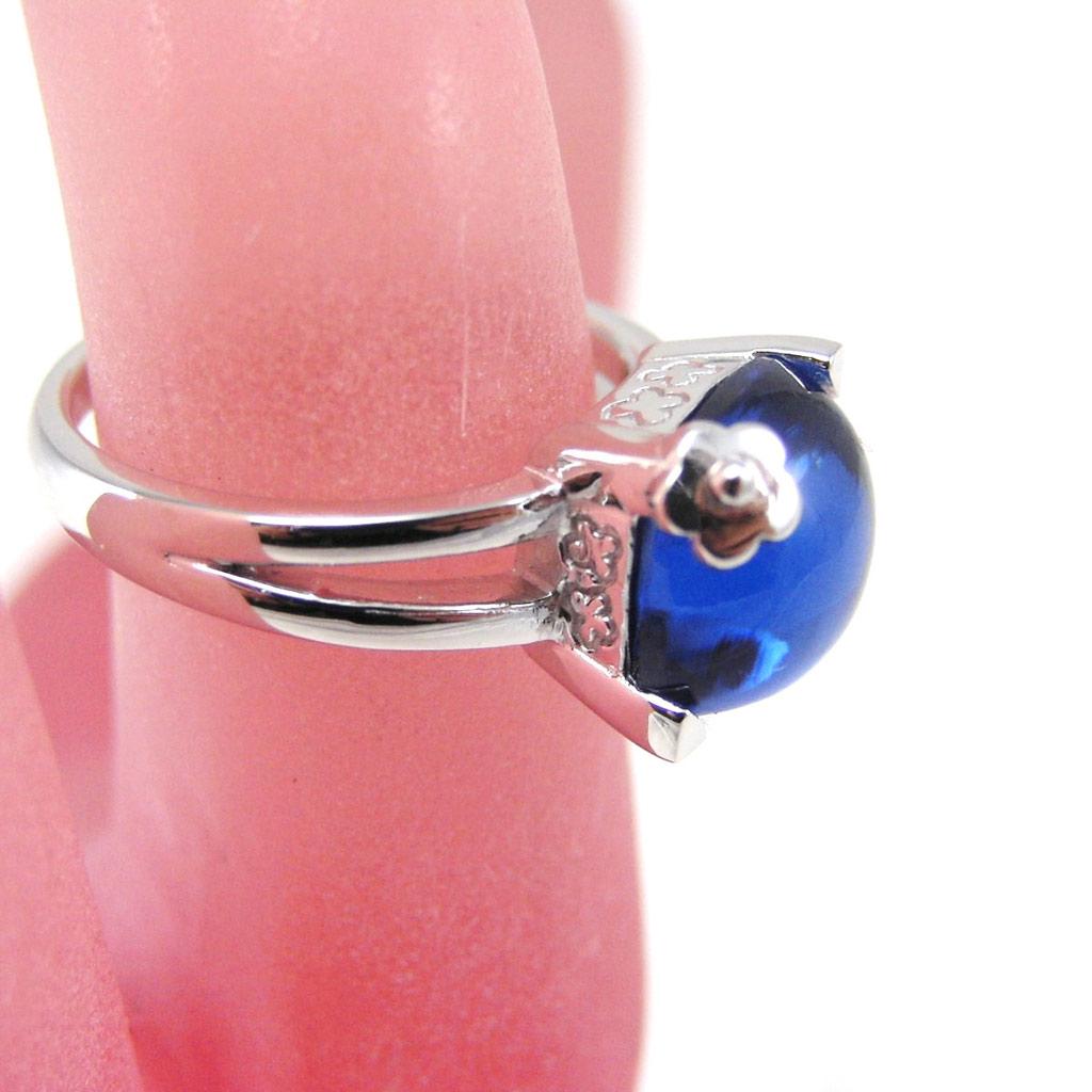 Silberring 'Lorette' Blau