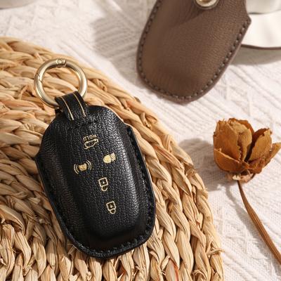 Customized Key Cover Is Suitable for Shuanglong Key Bag SSANG YONG Motor Handmade Leather Key Bag