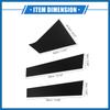 6 Pcs Pillar Posts Door Window Trim Cover Compatible for Chevrolet Malibu 2016-2021, Durable Plastic Black Anti Scratch Stickers Door Pillar Moldings