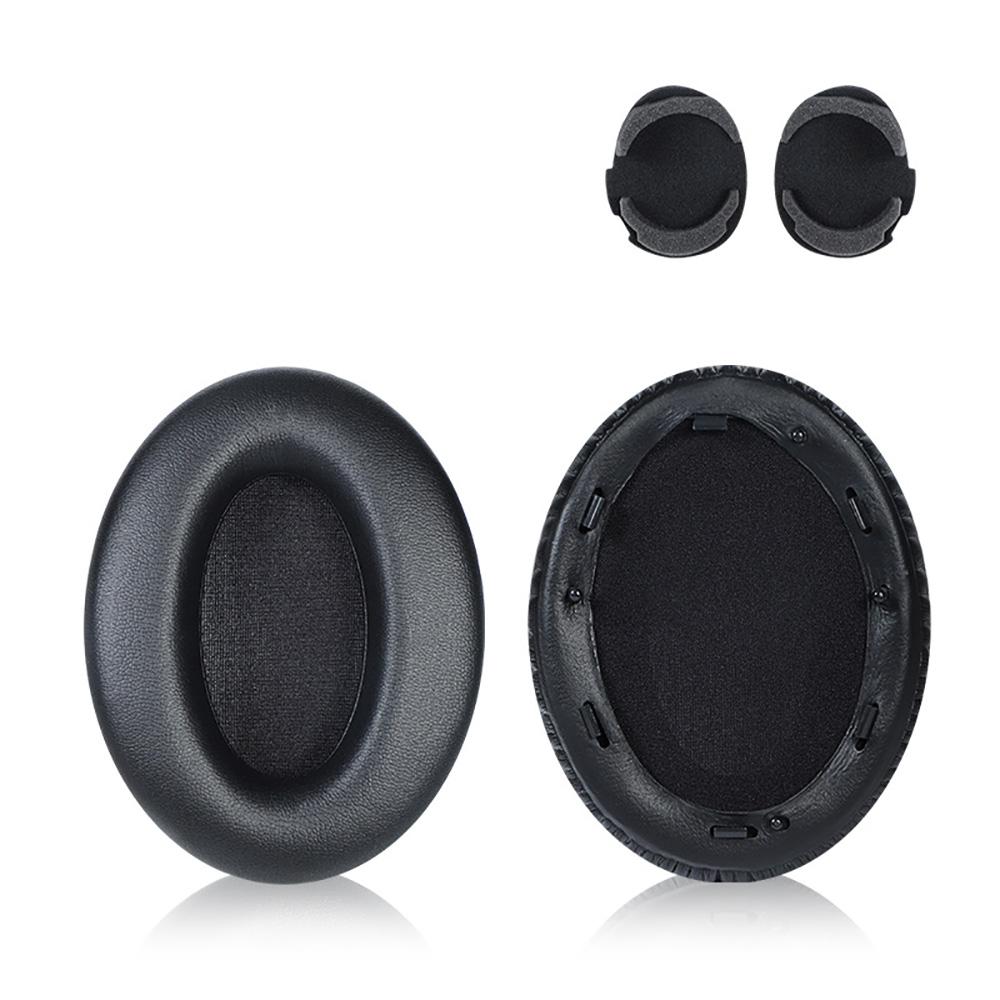 1Pair Ear Pads Cushion Replacement Earpads Earmuff For WH1000XM3 Black