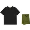Gucci T Shirts Men's Black Crew Neck Moderate 548334-XJEJF-1043