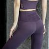 Women's High-Waist Elastic Fitness Pants with Pockets - Butt-Lifting Yoga & Running Tights