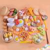 22/31/44/84PCS Miniature Steamer Buns Simulation Kitchen Toy Multicolor Chinese Breakfast Toy  Gift