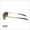 Brille mit Spezialetui Sonnenbrille Datumsbrille Brille S8167J 300D 62 Titan MADE IN JAPAN Beckham-Modell Nachdruck Weißgold Grauverlauf verspiegelt