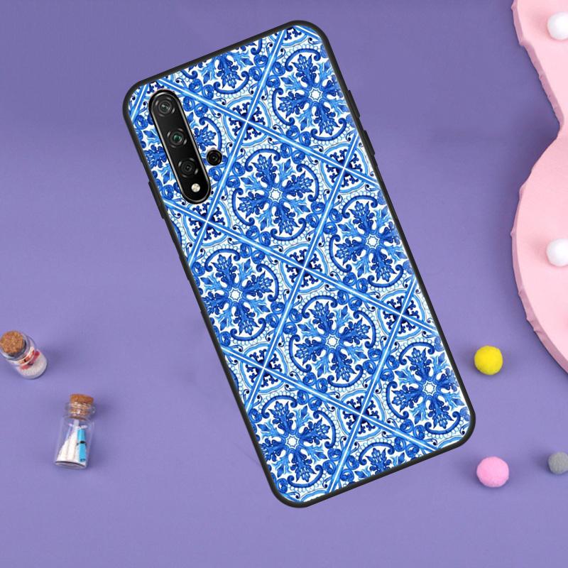 Moroccan Pattern For Huawei Nova 11i 12i 8i 7i 3i 9 10 SE Y60 Y61 Y70 Y72 Y73 Y90 Y91 P20 P30 P40 Lite Case