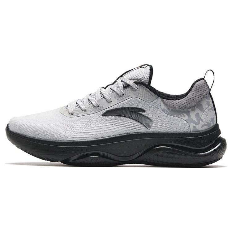 

new Anta God Walk 4 Cushioning Anti Slip And Wear Resistant Low Top Training Shoes Men s Gray Black 44